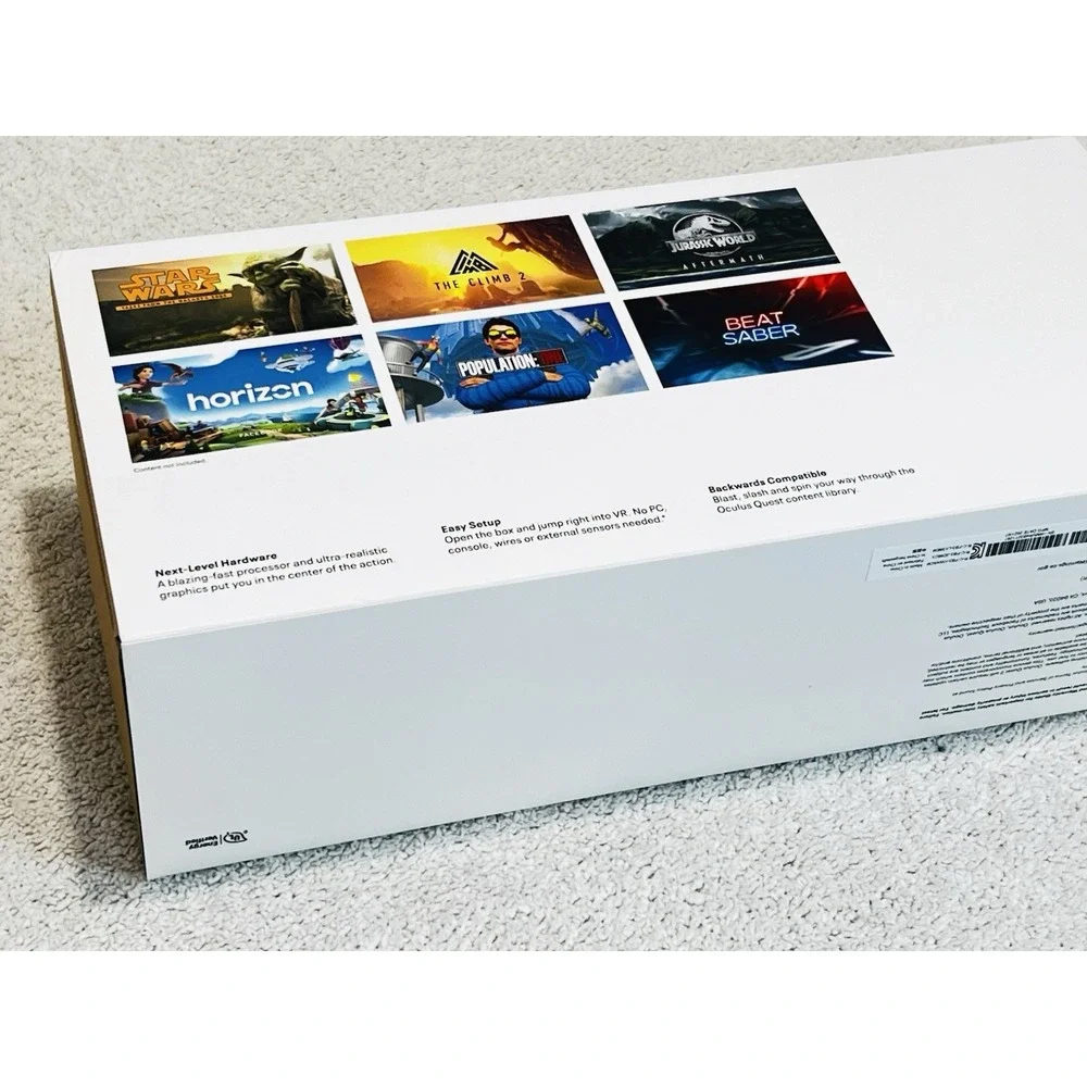 ⁠Oculus Quest 2 256GB All In One VR Headset White Boxed Box 891-00282-01 LN⁠